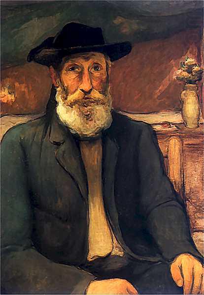 Wladyslaw slewinski Self-portrait in Bretonian hat china oil painting image